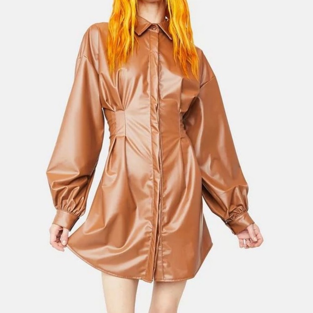 NWOT Cognac last minute invite dress